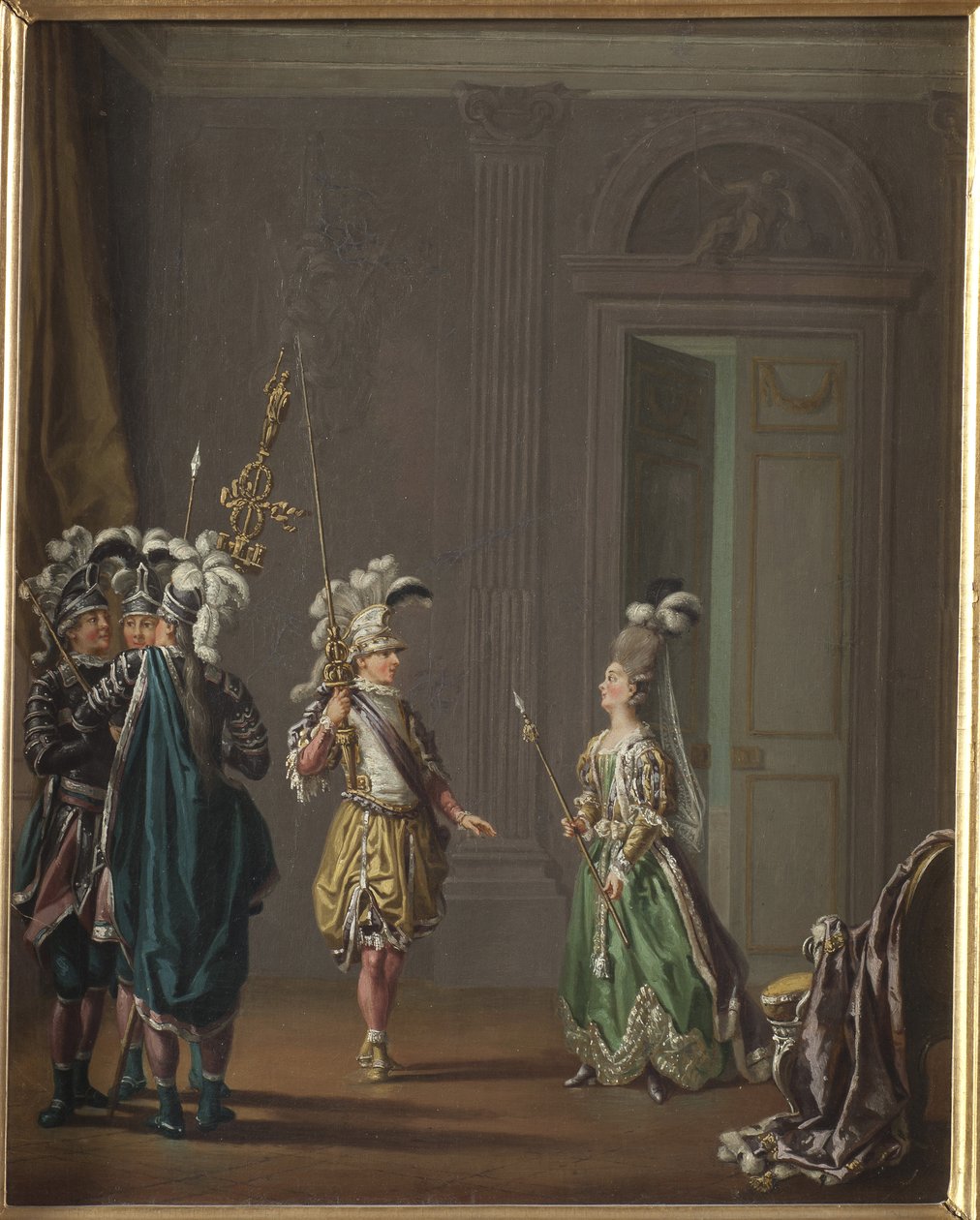 Gustavo III di Svezia e Ulrika Eleonora von Fersen - di Hillestroem, Pehr (1732-1816). Olio su tela. Dimensioni: 50x40 cm. Nationalmuseum Stoccolma da Pehr Hilleström