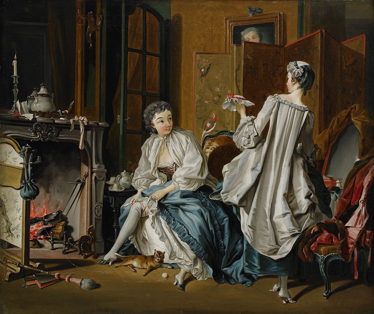 Toilette mattutina dopo François Boucher da Pehr Hilleström