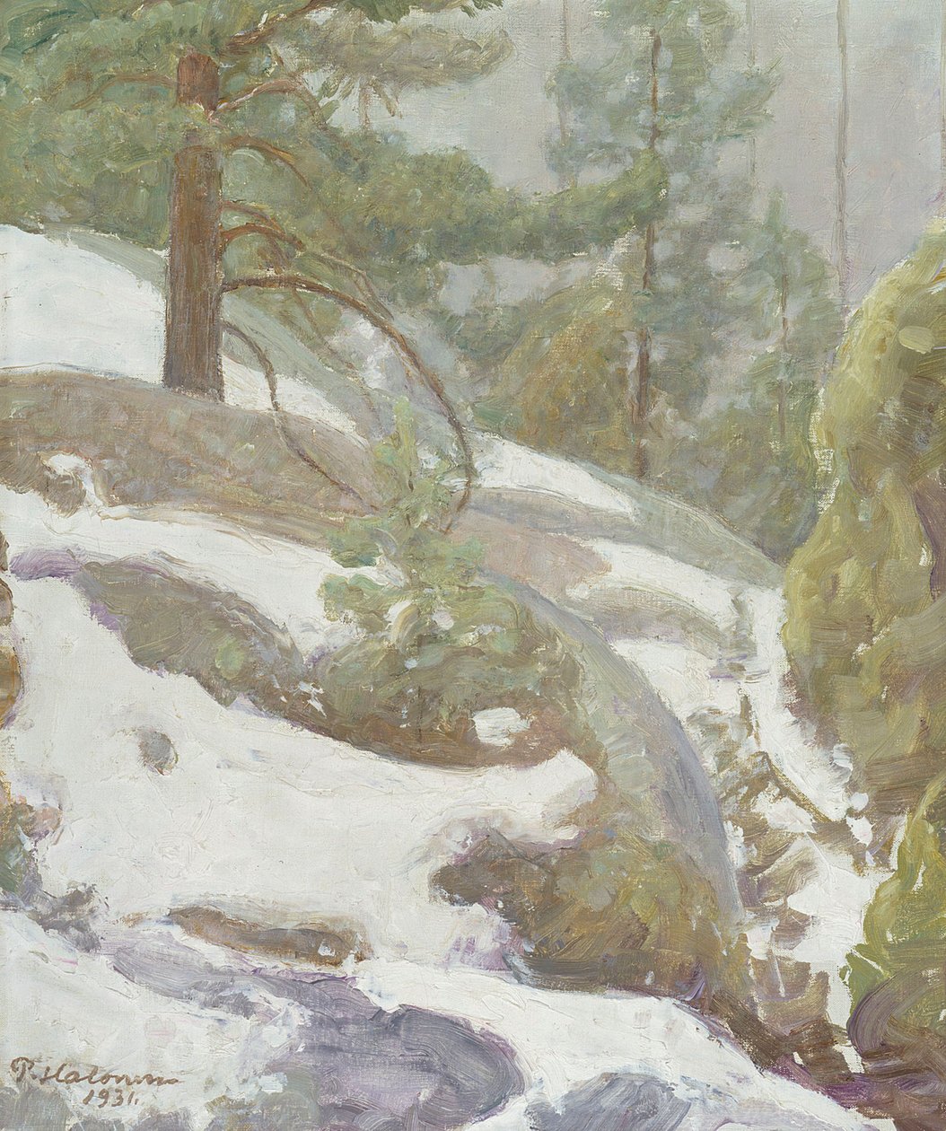 Paesaggio invernale da Pekka Halonen