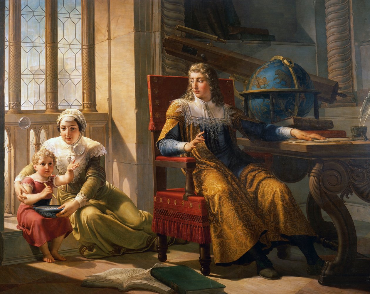 Scoperta della rifrazione della luce di Isaac Newton da Pelagio Palagi