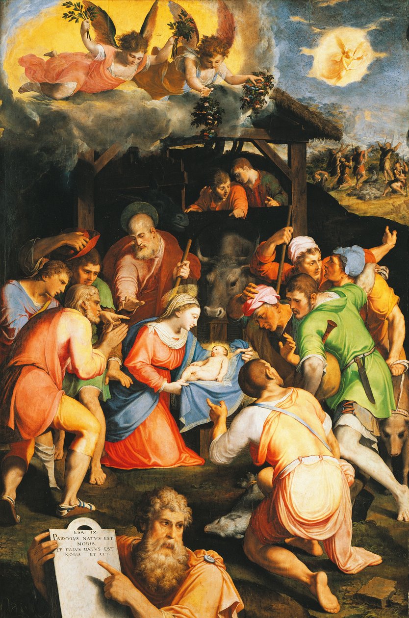 Adorazione dei pastori, di Pellegrino Tibaldi da Pellegrino Tibaldi