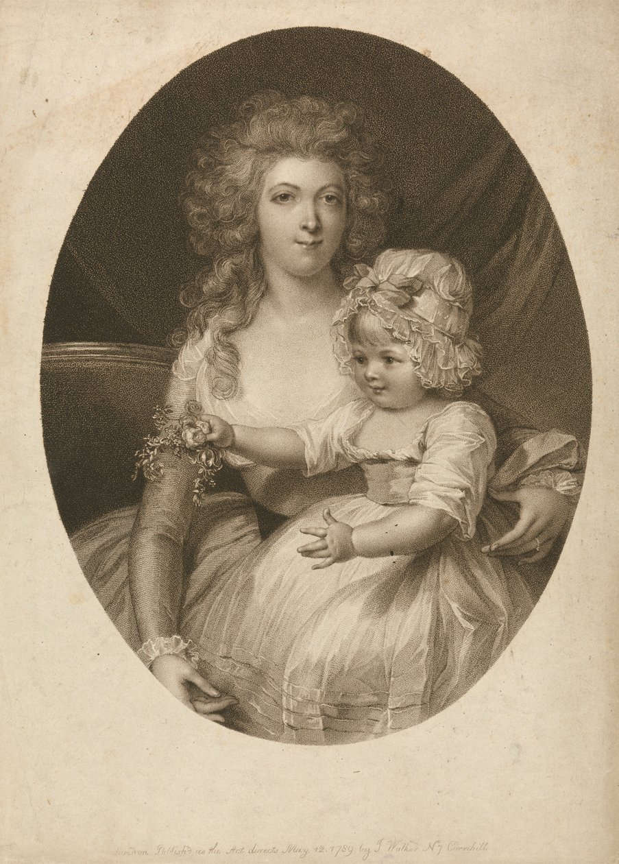 Signora Morgan e Bambino da Peltro W. Tomkins