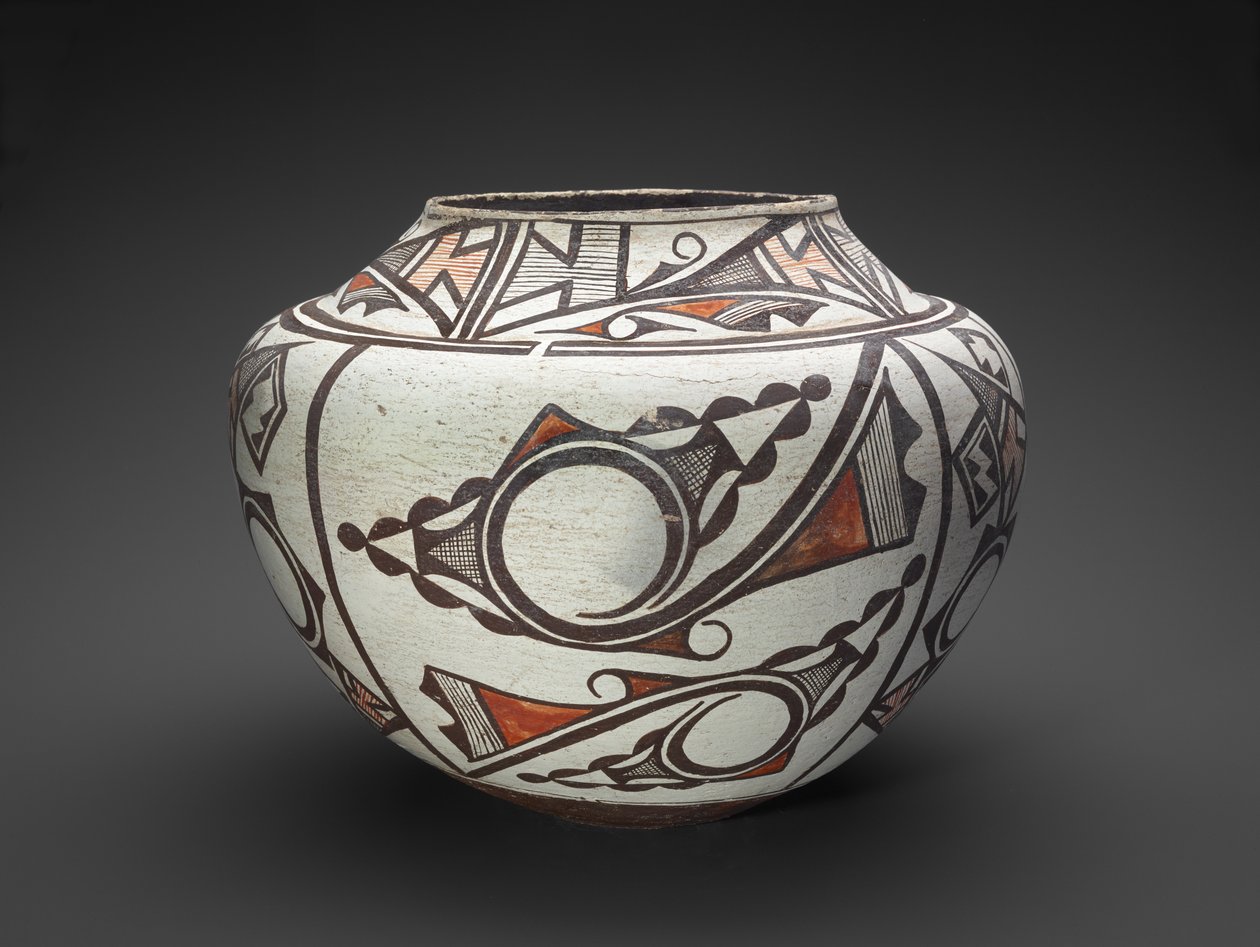 Vaso (Olla) con disegni geometrici e astratti da People Zuni