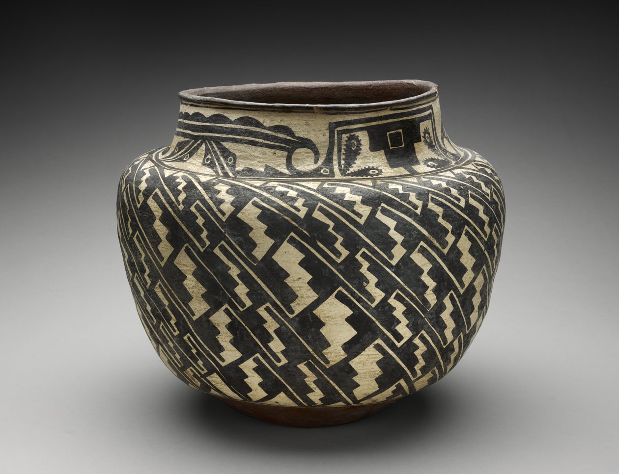 Vaso (Olla) con motivo a gradini da People Zuni