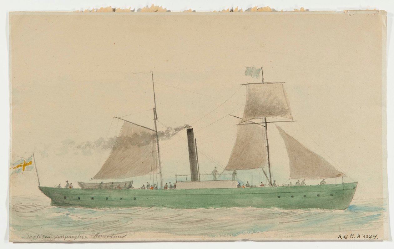 Il piroscafo HERNOSAND da Per Wilhelm Cedergren