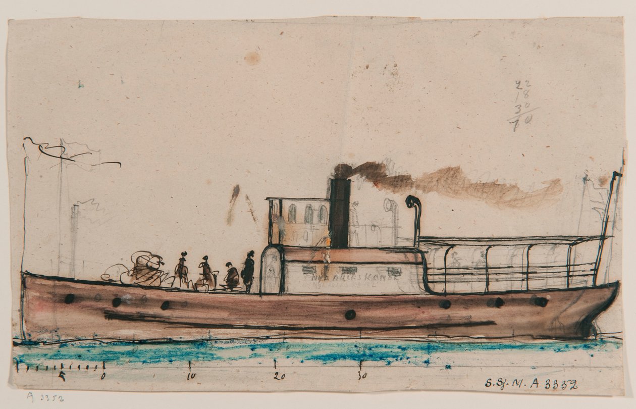 Il piroscafo NYA AKERS KANAL da Per Wilhelm Cedergren