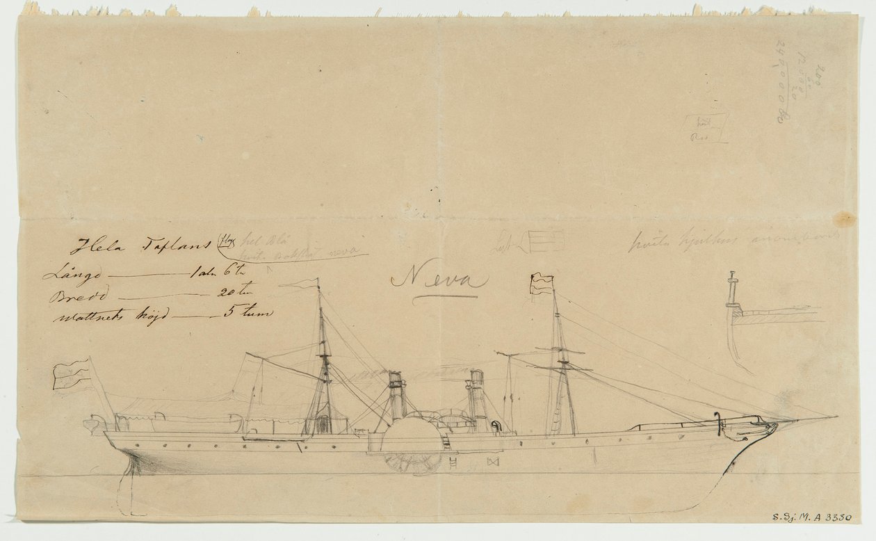 Nave a vapore NEVA da Per Wilhelm Cedergren