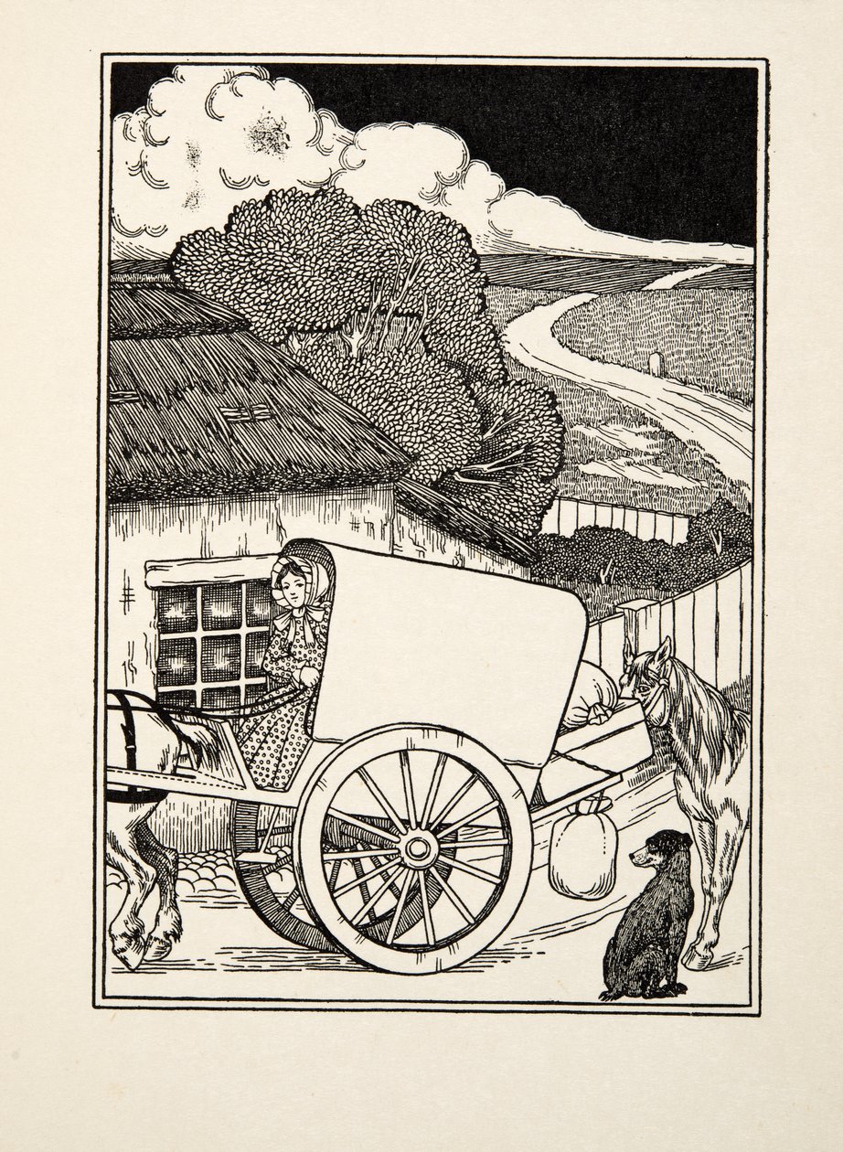 Un cane da trasporto, da Cento aneddoti di animali, pub. 1924 da Percy J. Billingshurst