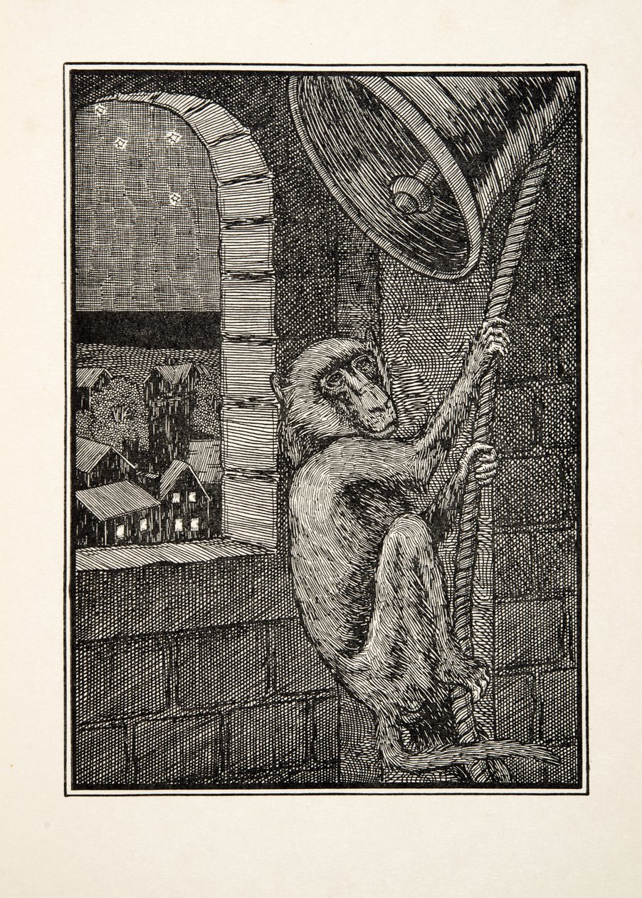 Un falso allarme, da A Hundred Anecdotes of Animals, pub. 1924 da Percy J. Billingshurst