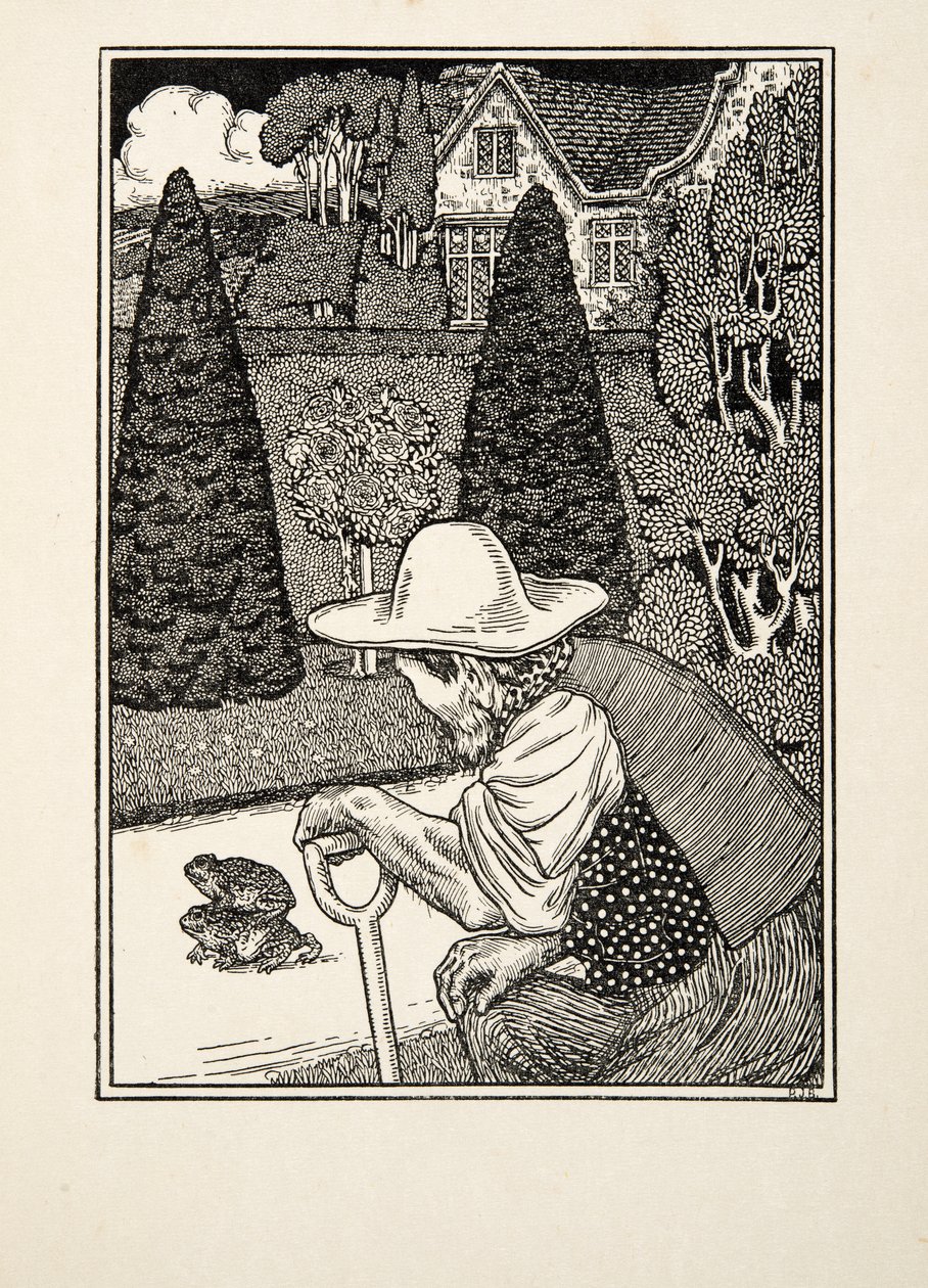 Un compagno fedele, da A Hundred Anecdotes of Animals, pub. 1924 da Percy J. Billingshurst