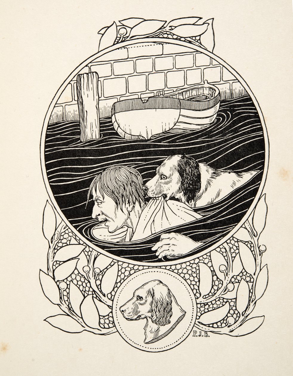 Una vendetta generosa, da Cento aneddoti di animali, pub. 1924 da Percy J. Billingshurst