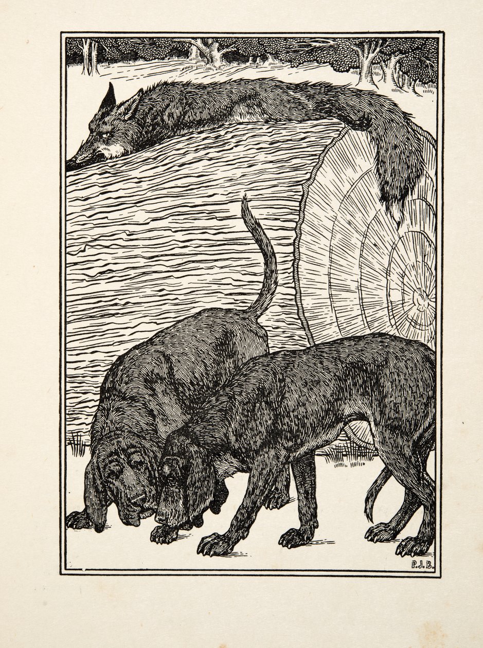 Astuto come una volpe, da A Hundred Anecdotes of Animals, pub. 1924 da Percy J. Billingshurst