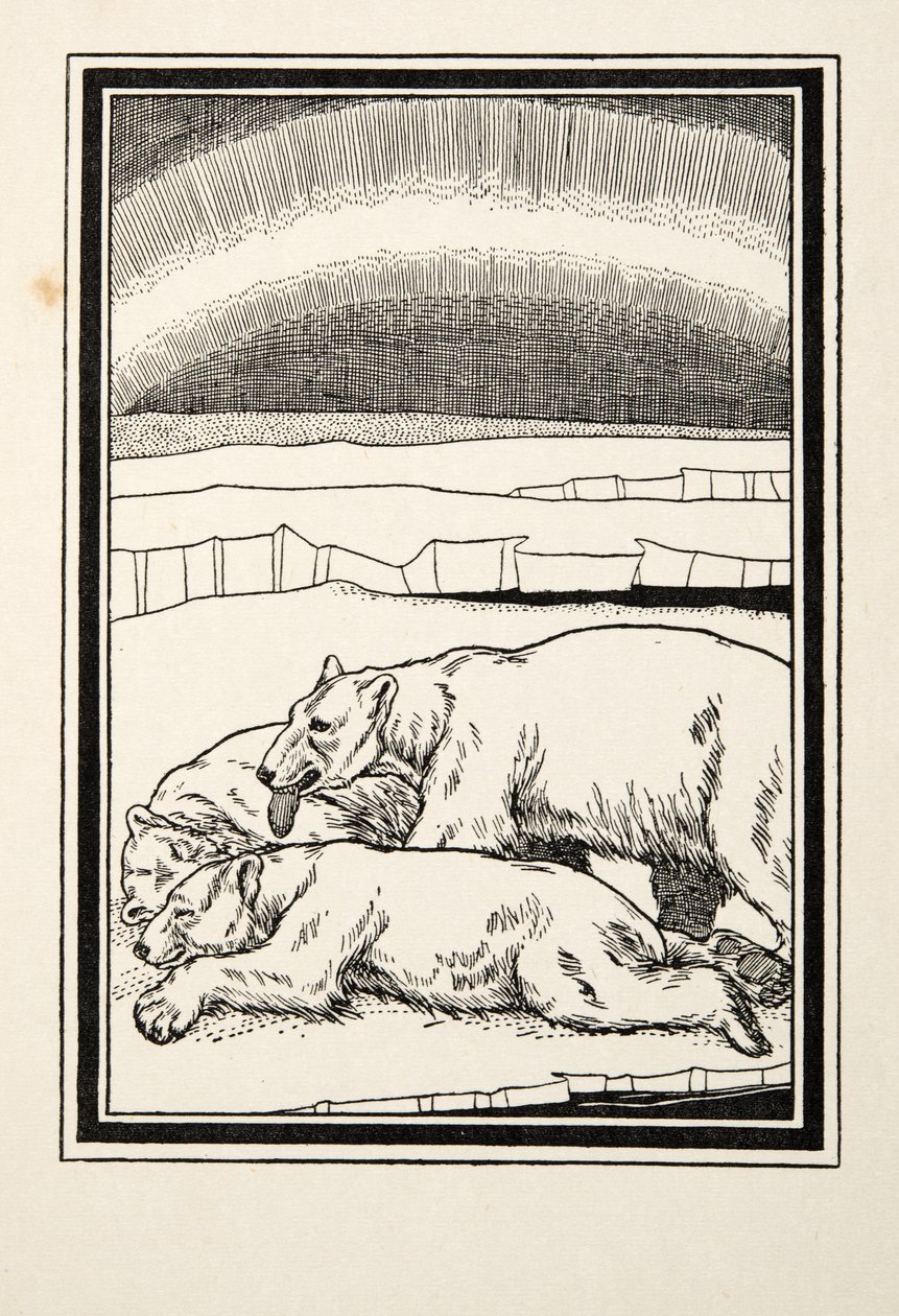 Affetto materno, da Cento aneddoti di animali, pub. 1924 da Percy J. Billingshurst