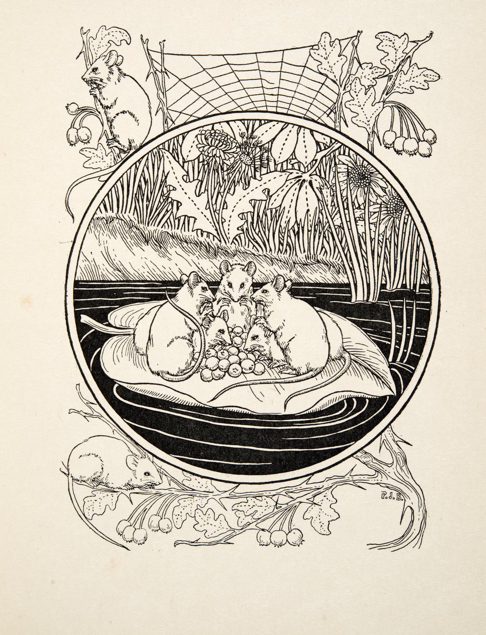Topi come navigatori, da A Hundred Anecdotes of Animals, pub. 1924 da Percy J. Billingshurst