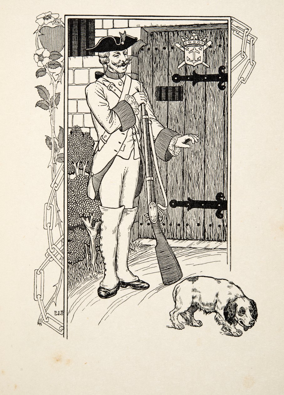 Il cuore spezzato, da A Hundred Anecdotes of Animals, pub. 1924 da Percy J. Billingshurst