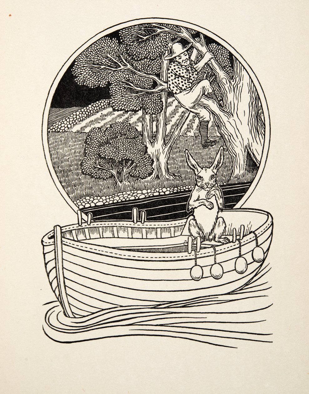 Il cacciatore catturato, da Cento aneddoti di animali, pub. 1924 da Percy J. Billingshurst