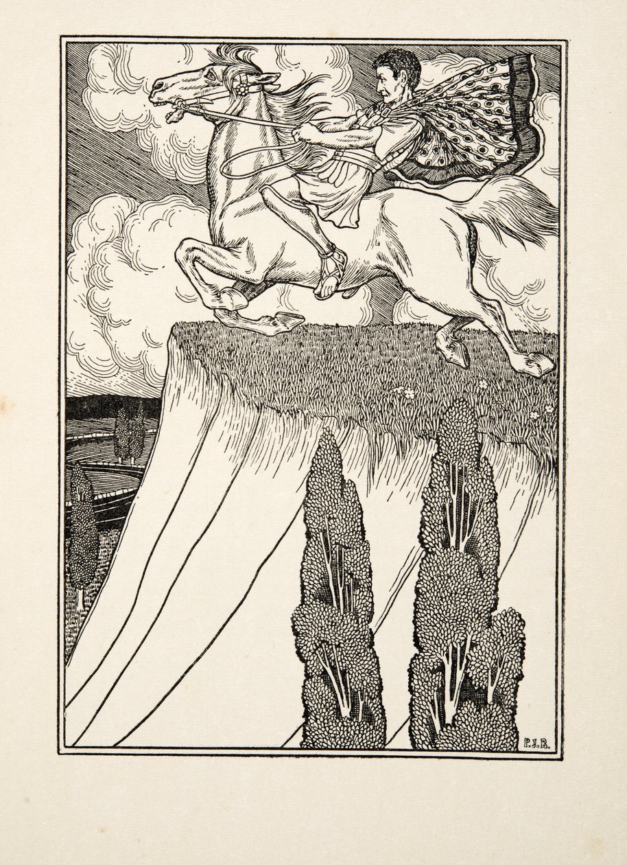 La morte di Antioco vendicata, da A Hundred Anecdotes of Animals, pub. 1924 da Percy J. Billingshurst