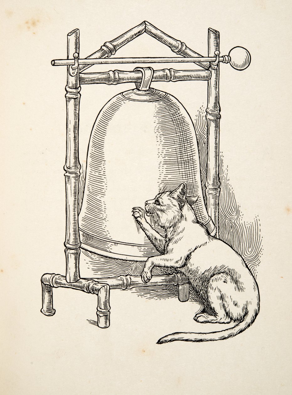 La campana della cena, da A Hundred Anecdotes of Animals, pub. 1924 da Percy J. Billingshurst
