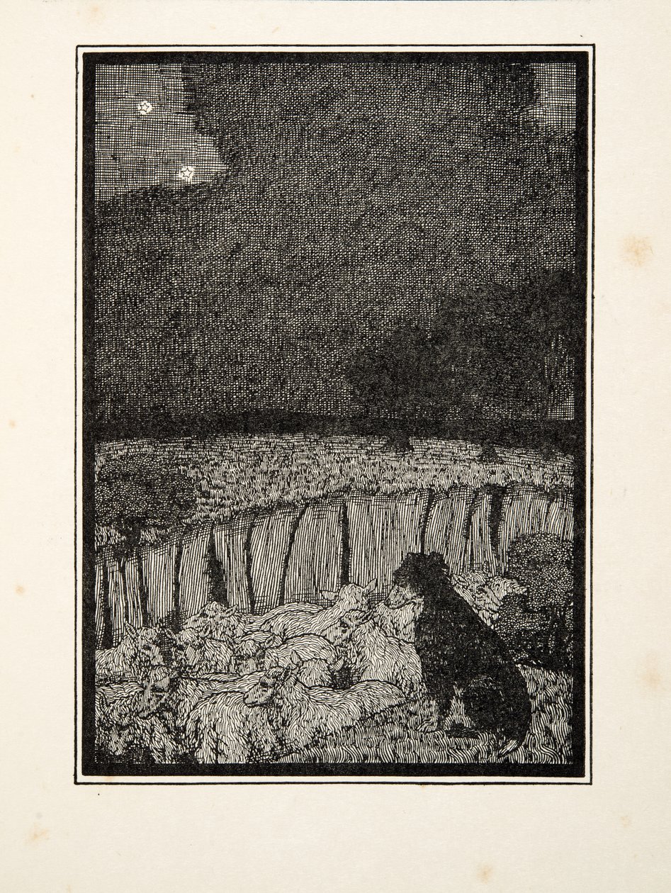 Il cane del pastore, da Cento aneddoti di animali, pub. 1924 da Percy J. Billingshurst