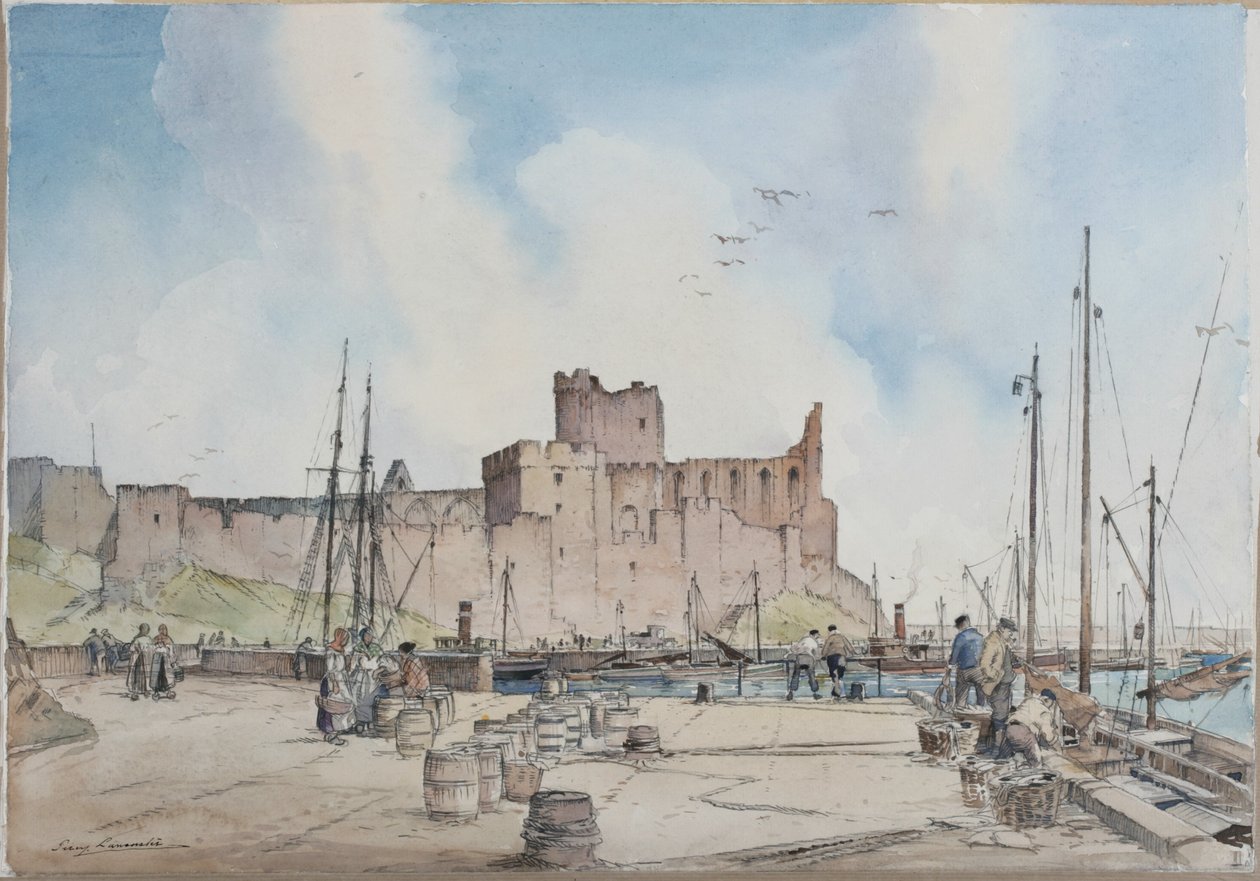 Castello di Peel, Isola di Man da Percy Lancaster