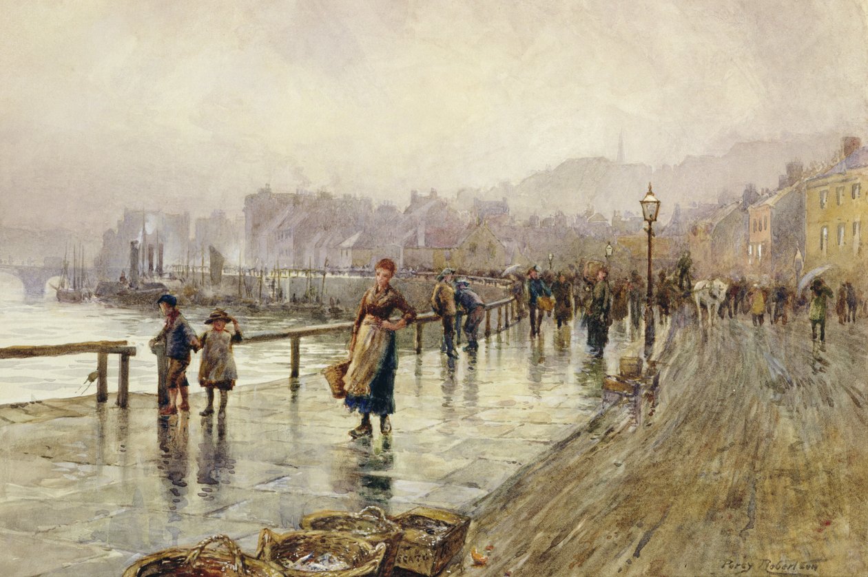 Un giorno piovoso a Whitby da Percy Robertson