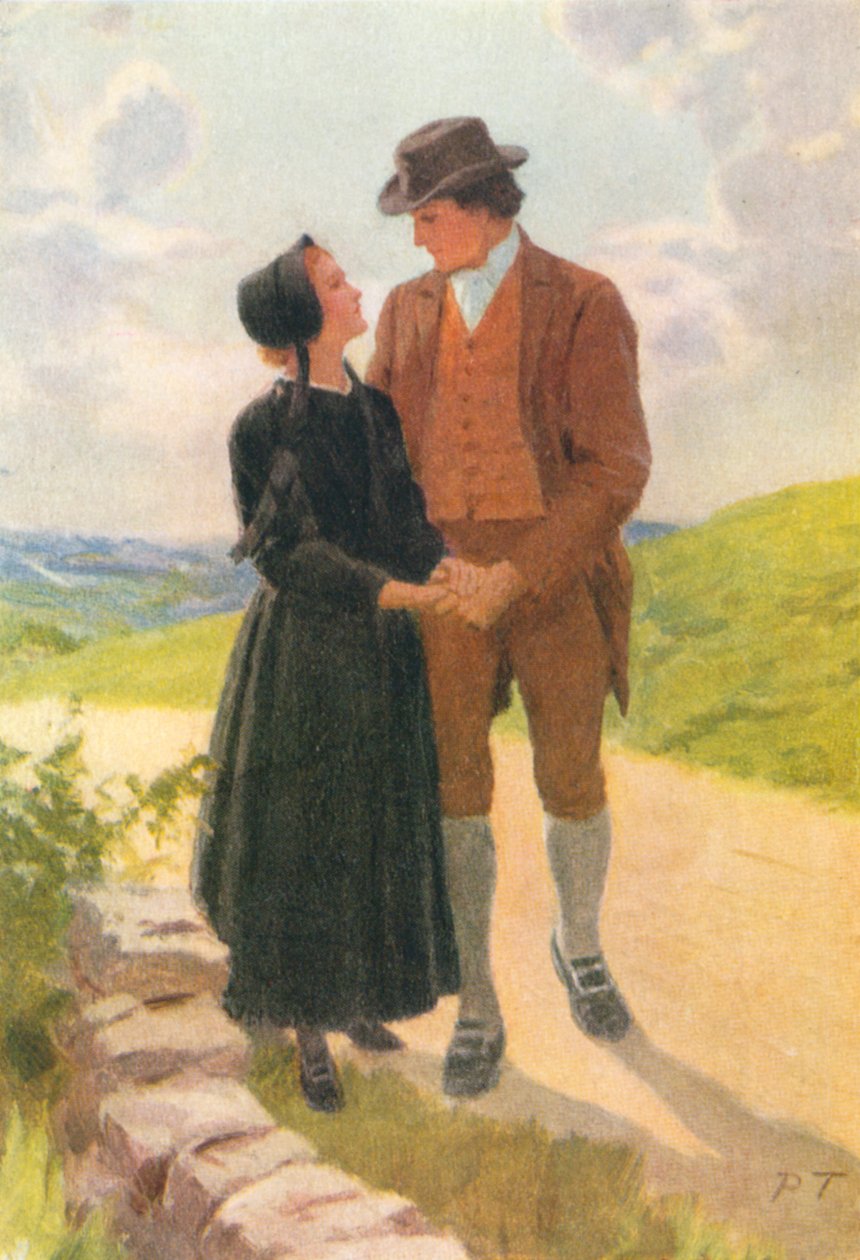 Illustrazione per Adam Bede di George Eliot (litografia a colori) da Percy Tarrant