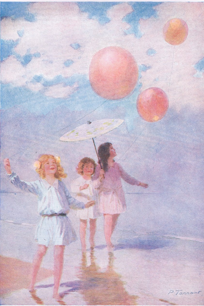 Sguazzare al sole, illustrazione da My Magazine da Percy Tarrant