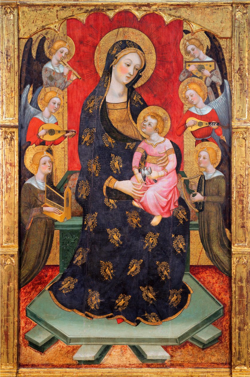 Madonna con angeli musicanti da Pere Serra