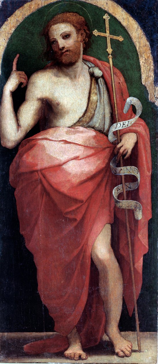 San Giovanni Battista, pannello laterale da Perino del Vaga