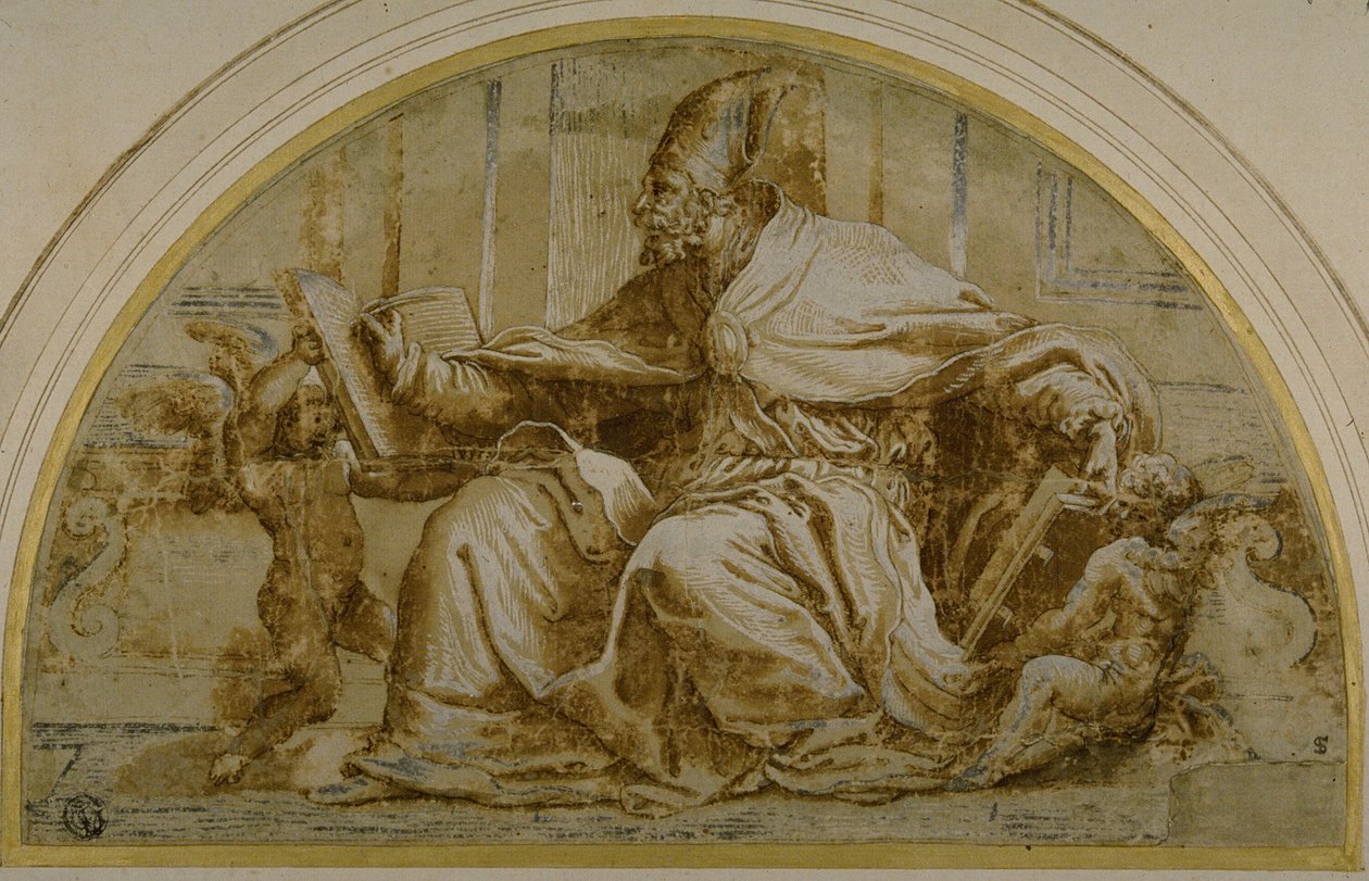 Padre della Chiesa seduto (Sant