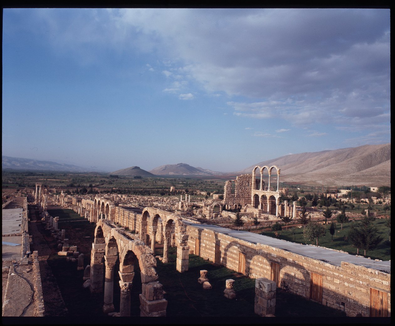 Vista della città di Anjar, 705-710 da Period Umayyad