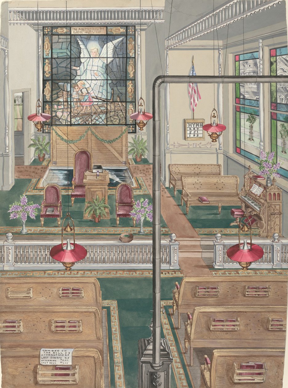 Chiesa battista, 1901 da Perkins Harnly