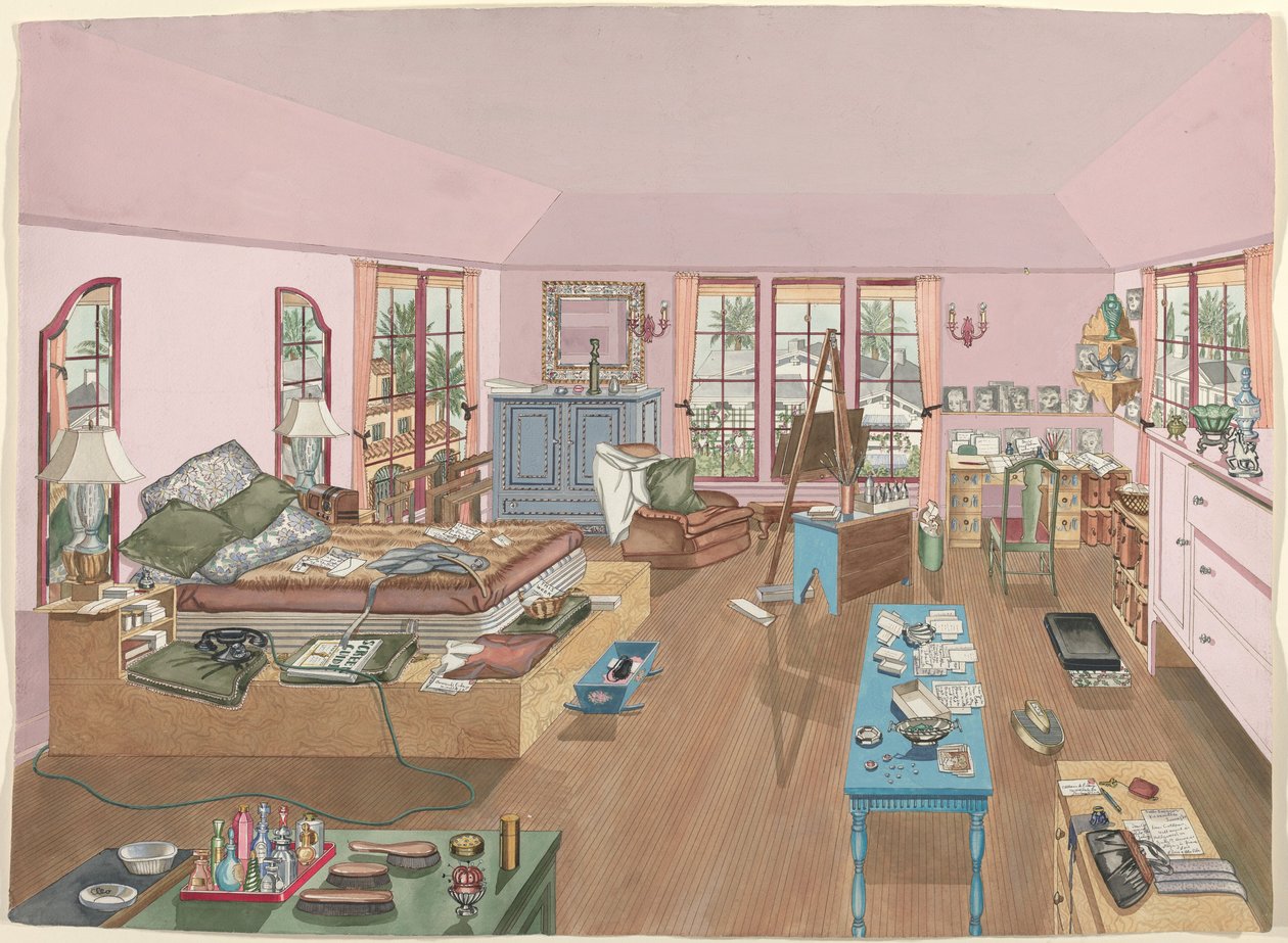 Camera da letto, 1940 da Perkins Harnly