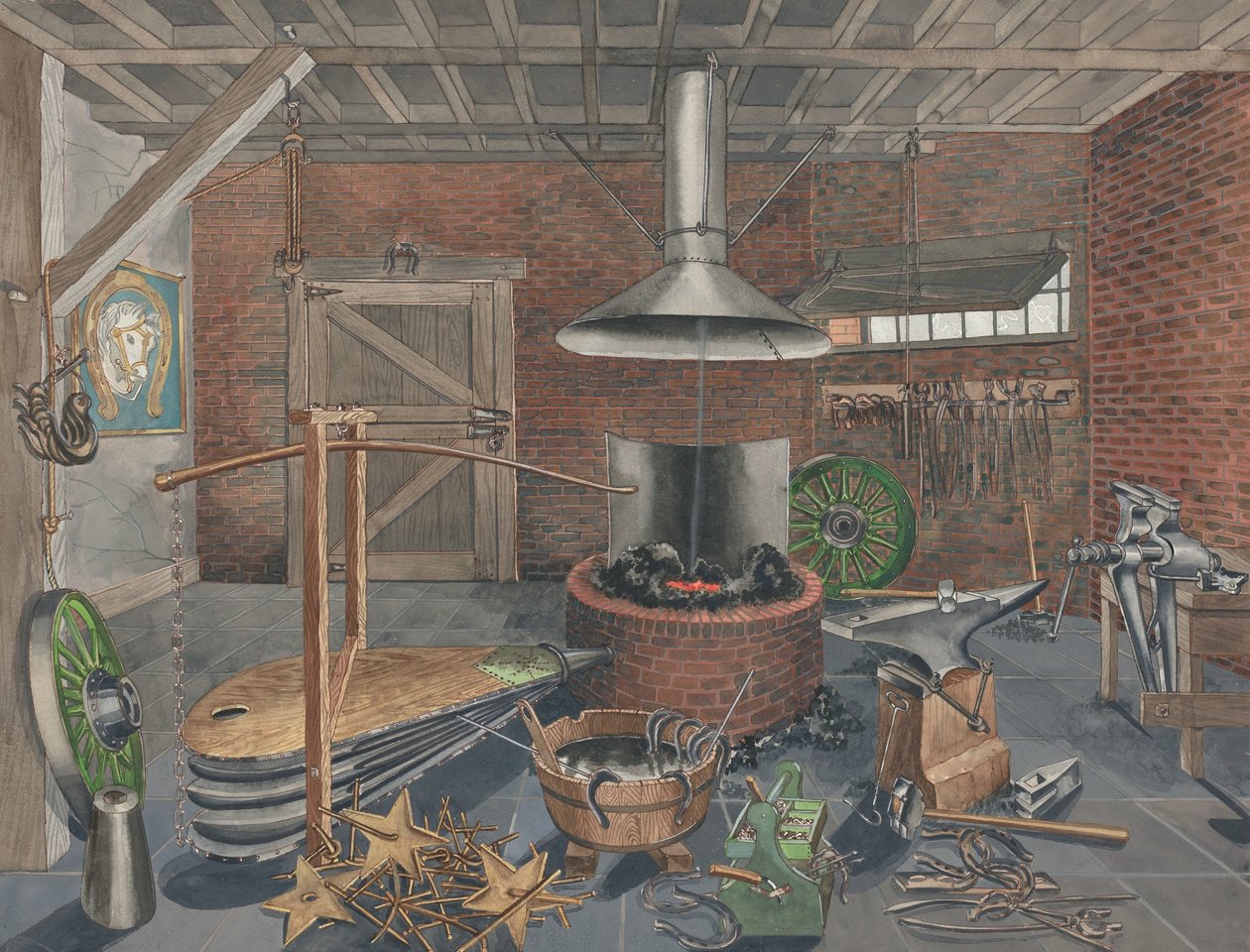 Officina del fabbro da Perkins Harnly