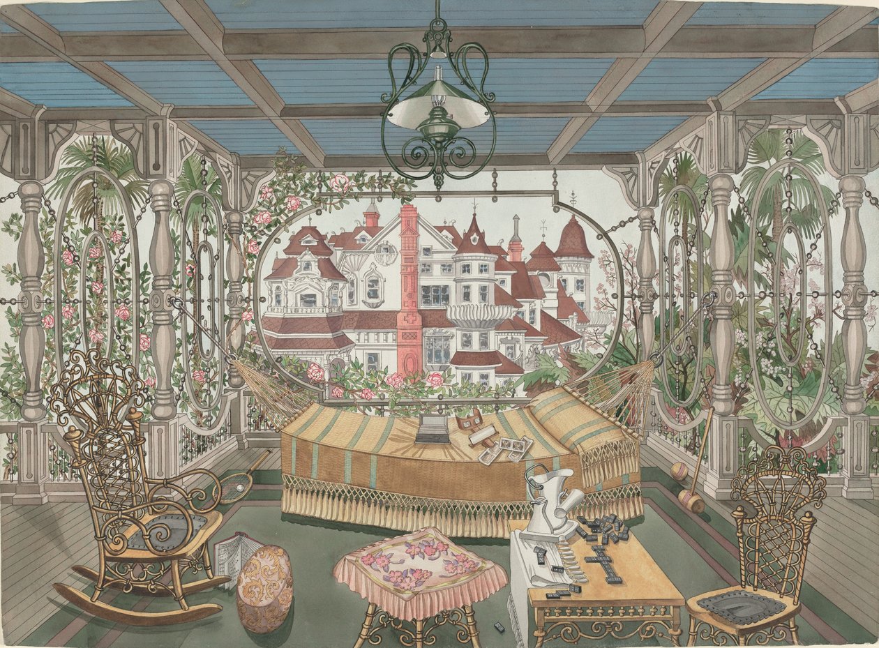 Veranda, 1885, 1935-1942 da Perkins Harnly