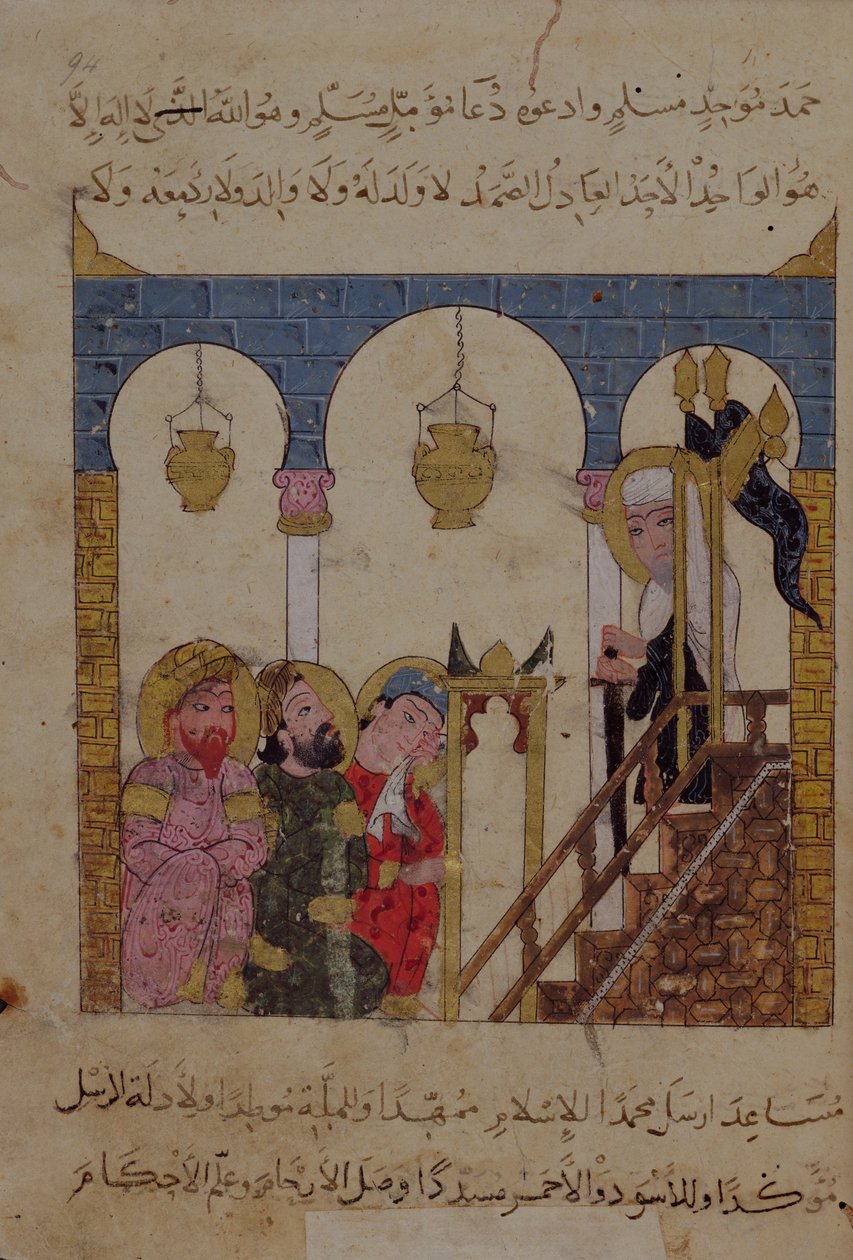 Abu-Zayd che predica nella moschea di Samarcanda da 