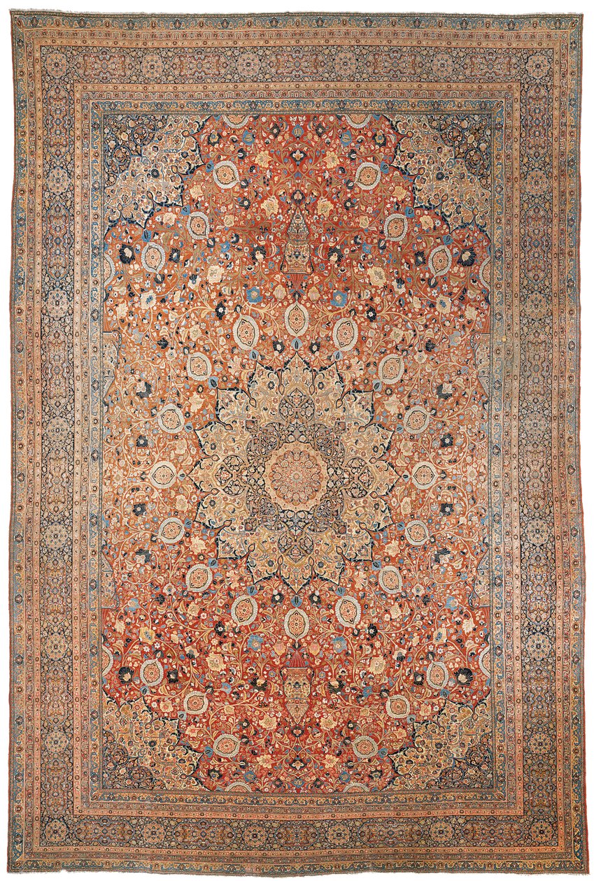 Grande tappeto di Tabriz, di design Ardebil, nord-ovest Persia da Persian School