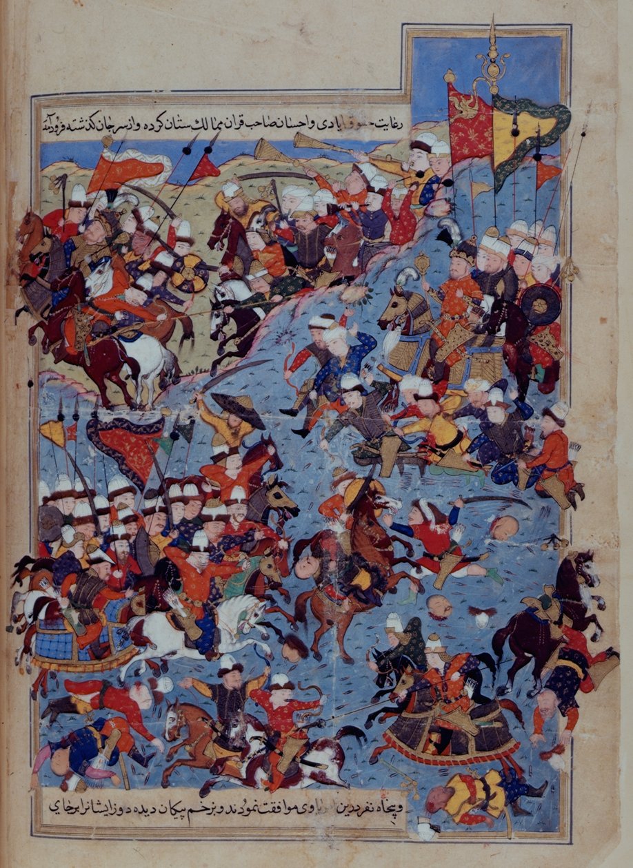 Battaglia tra Timur e Tuqtamish Khan nel 1395, dal 