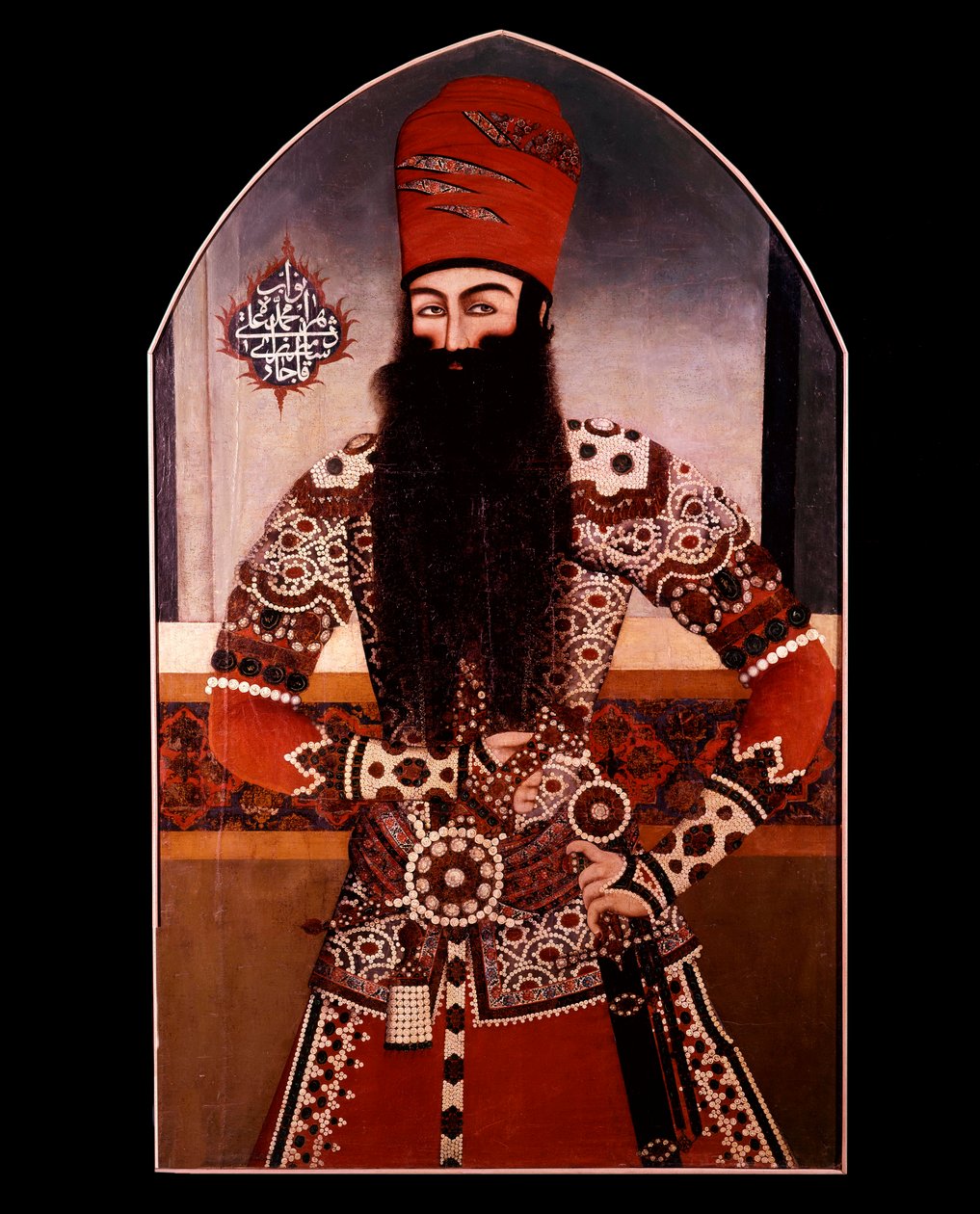 Ritratto di Mohamed Ali Shah (Mohammad Ali Shah Qajar) (1872-1925) da Persian School