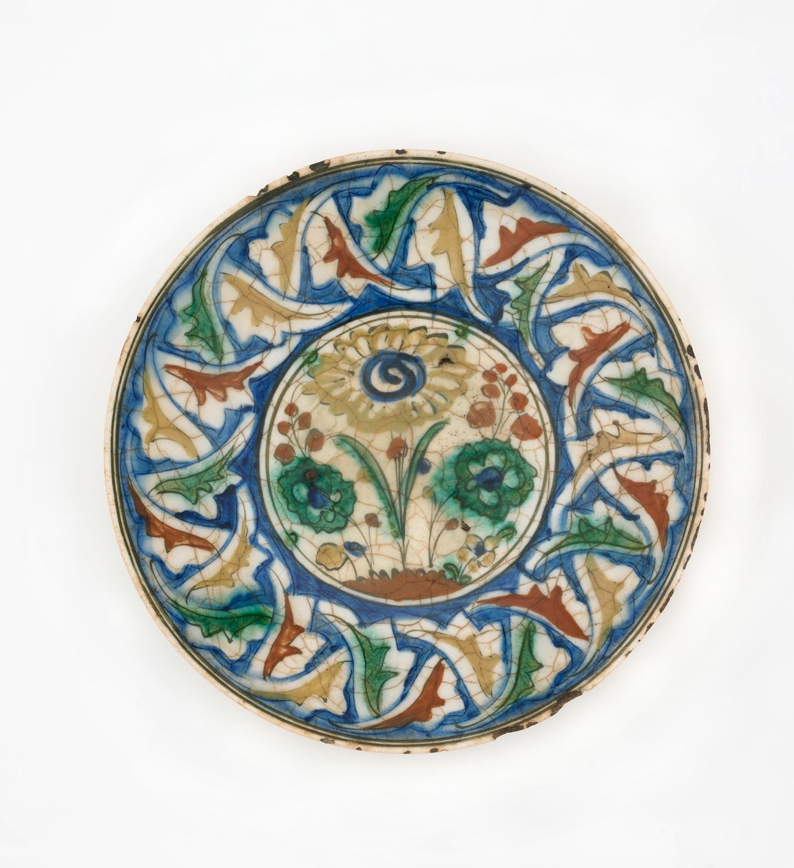 Piatto, Iran, periodo Safavide, fine XVI-inizio XVII secolo da Persian School