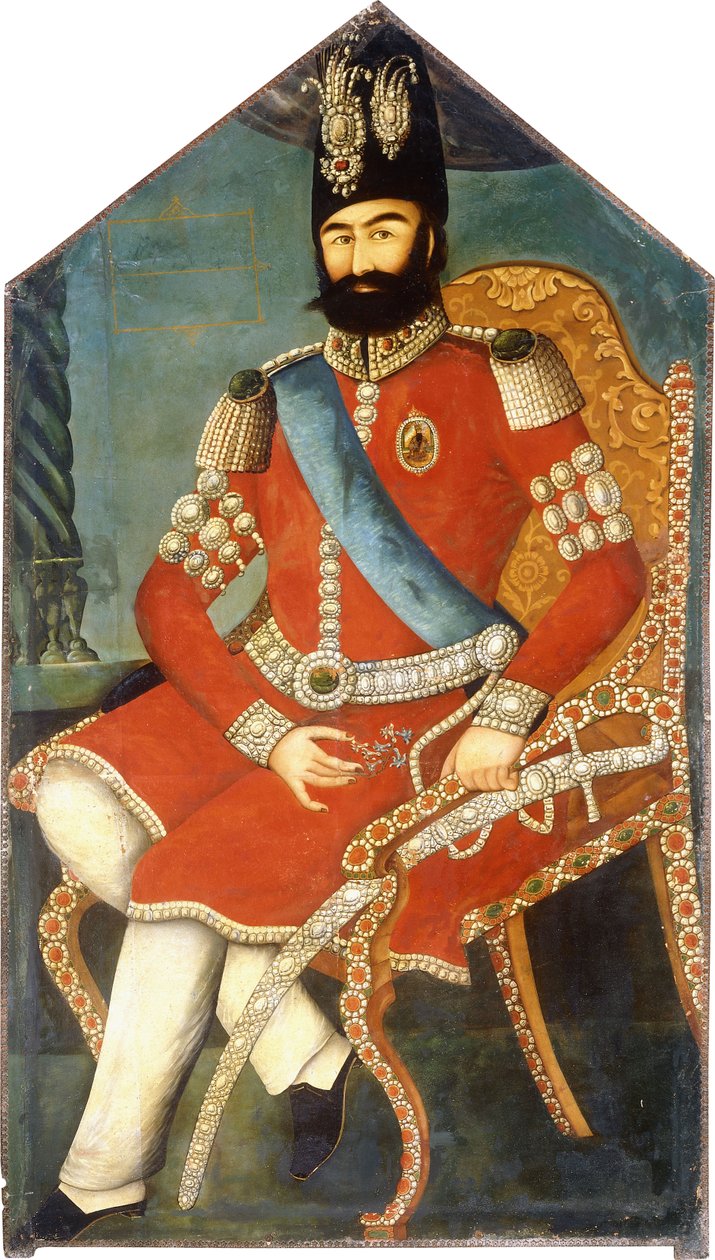 Ritratto di Muhammad Shah da Persian School