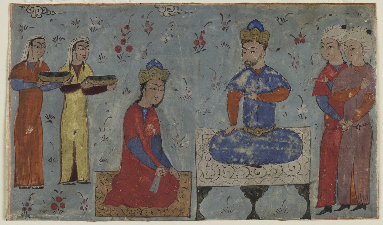 Sindukht davanti a Sam da Persian School