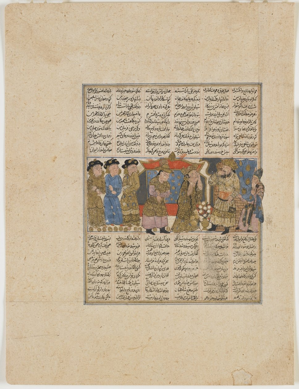Sudaba che accusa Siyavush, da uno Shahnama (Libro dei Re) di Firdawsi (m.1020) da Persian School