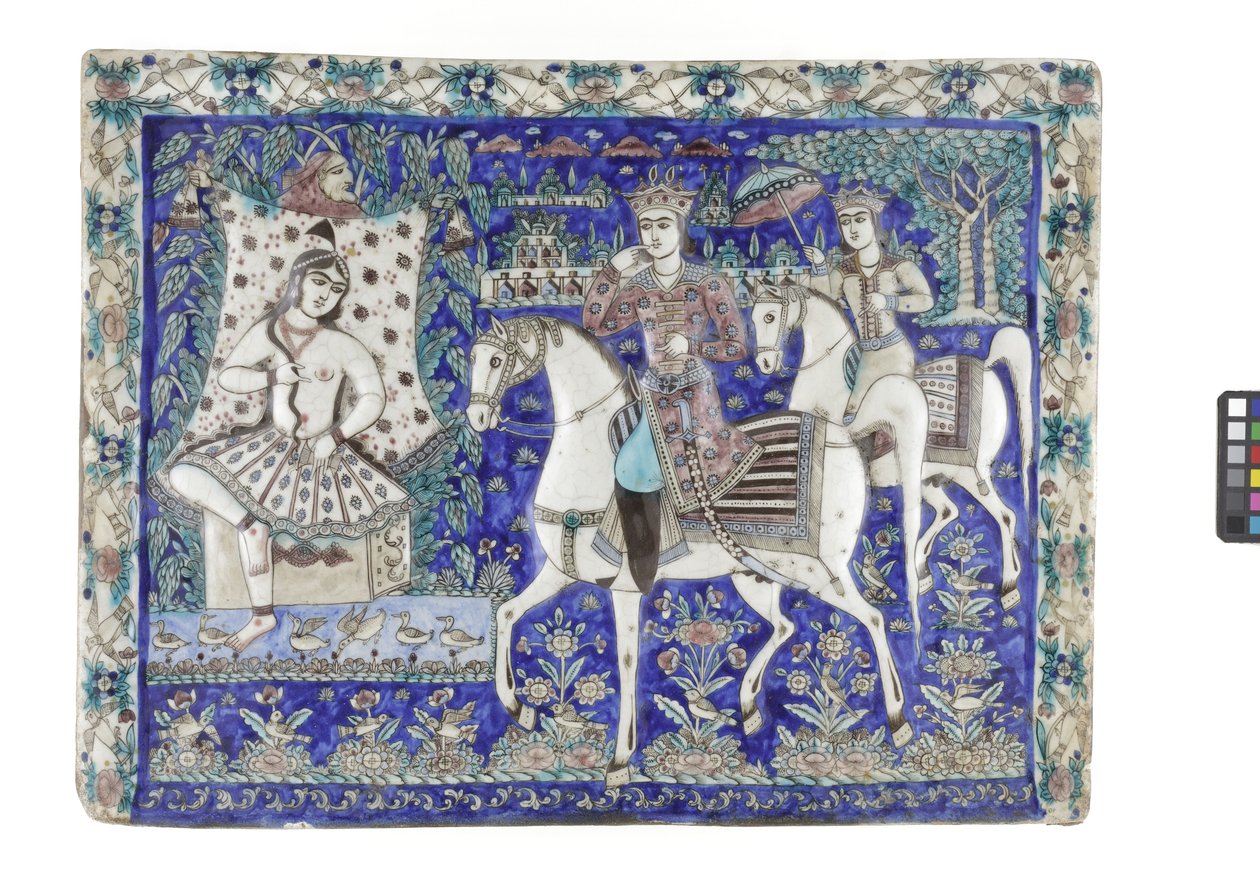 Piastrella da Teheran, XIX secolo da Persian School