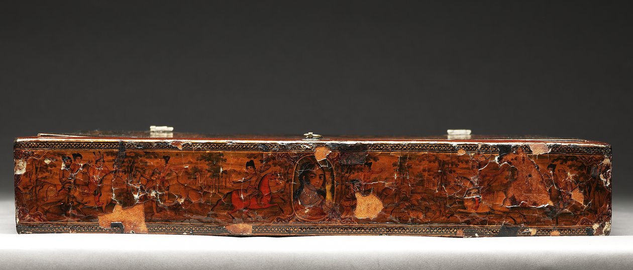 Kit di strumenti raffigurante la Sacra Famiglia, c.1830 da Persian School