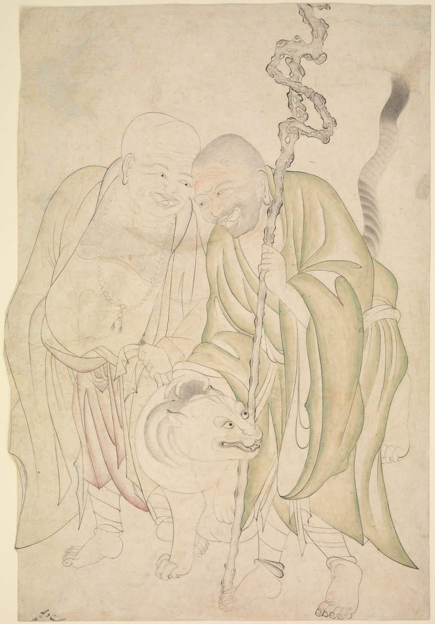 Due Lohans, c.1480 da Persian School
