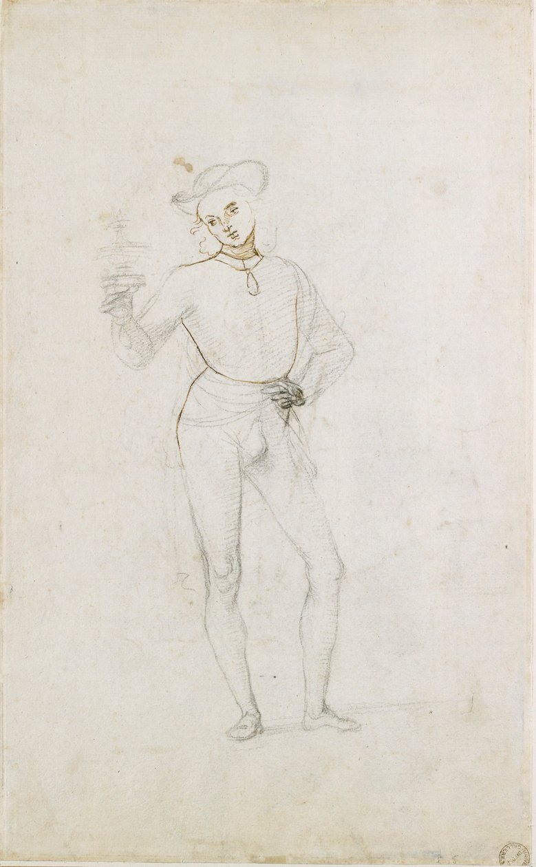 Studio per una figura in un