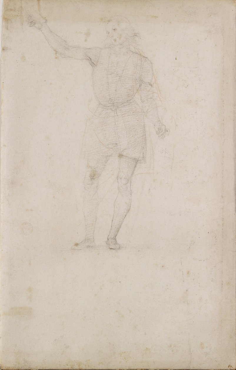 Studio per un San Giovanni Battista (dettaglio) da Perugino
