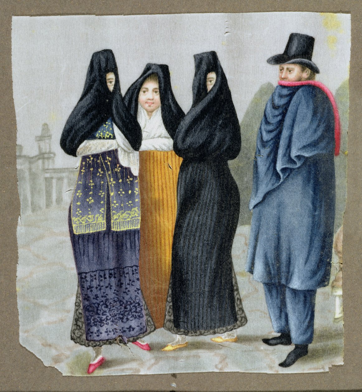 Per le strade di Lima, c.1820 da Peruvian School
