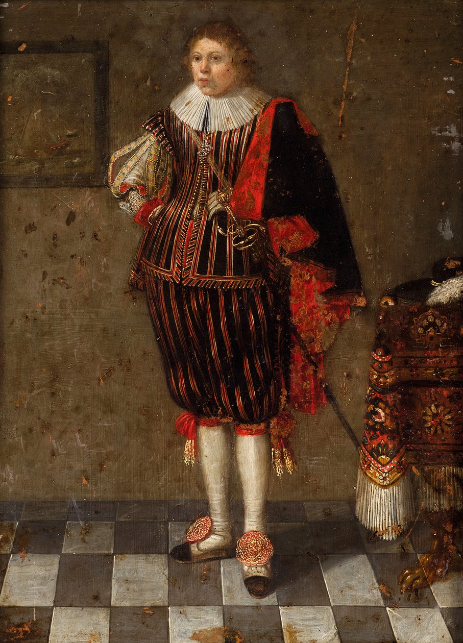 Ritratto di un giovane con una spada da Peter Danckerts de Rij